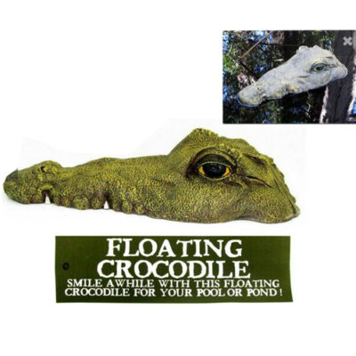 CROCFLS - 35cm Floating Crocodile With Mouth Closed