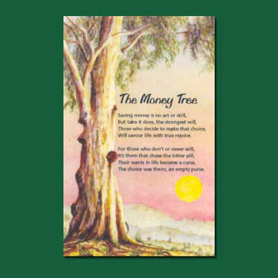 Life in Verse Greeting Card - The Money Tree