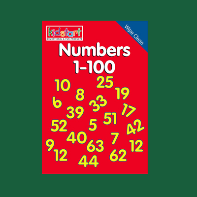 Numbers 1-100 Wipe Clean Book