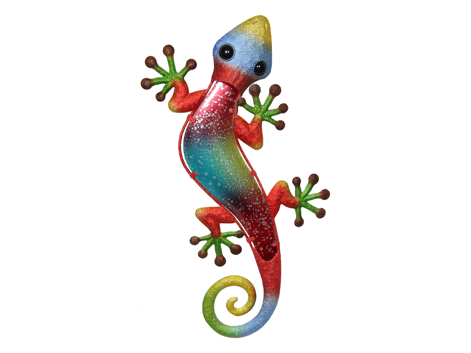 46cm Multicoloured Glass Lizards – South Australian Souvenirs