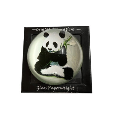 Panda Crystal Paperweight